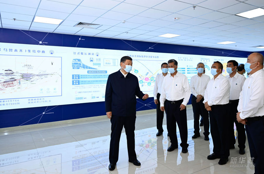 習近平:新疆不再是邊遠地帶,而是一個樞紐地帶