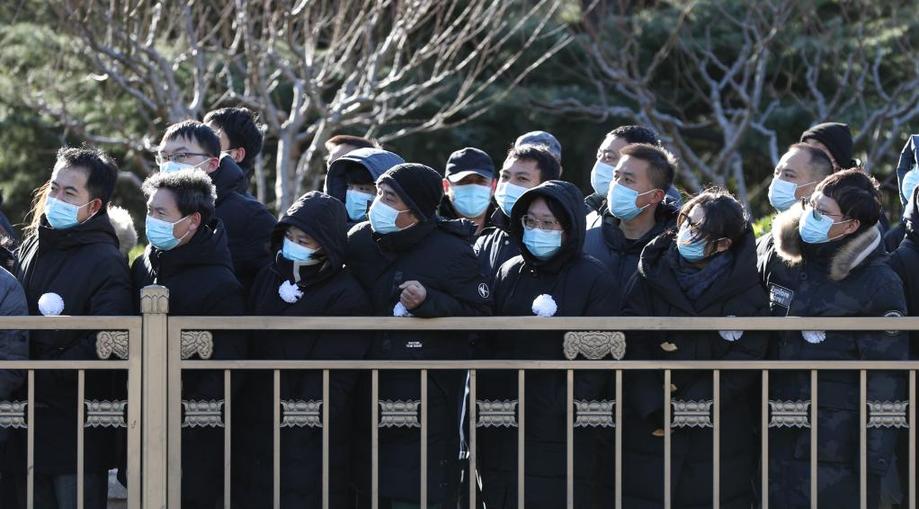 送別江澤民同志