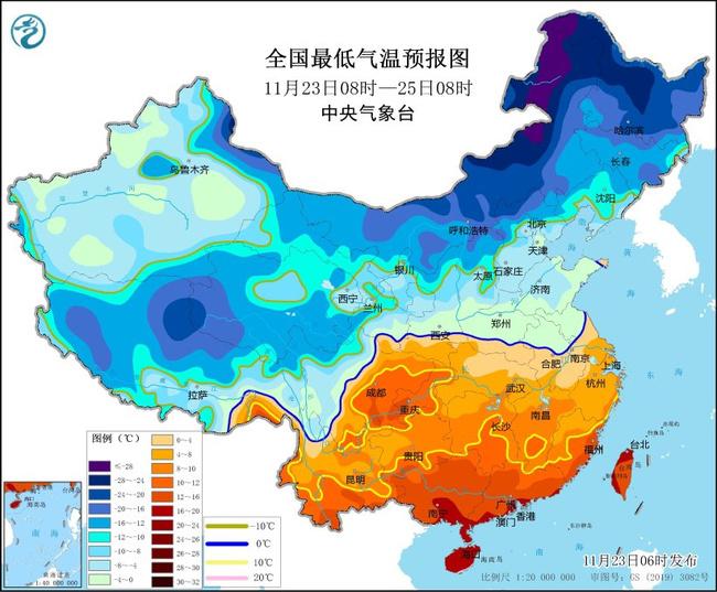 寒潮黃色預(yù)警:黑龍江遼寧等地局地降溫超過18℃