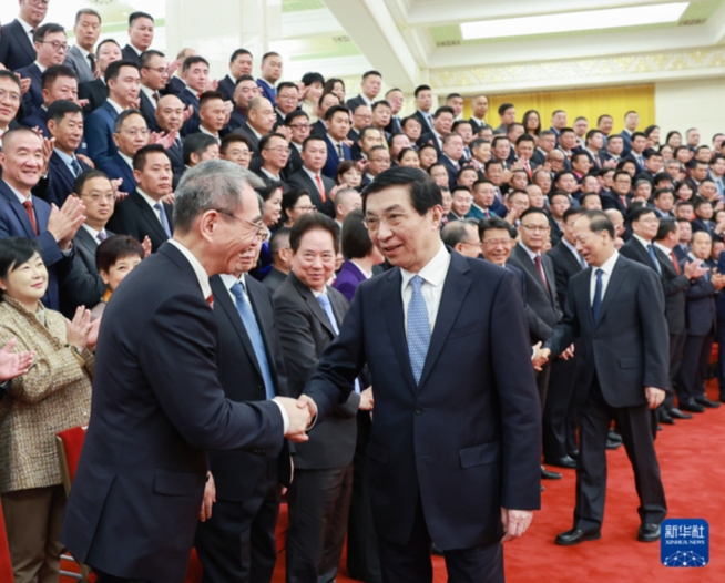 中華海外聯誼會六屆一次理事大會召開 王滬寧出席并講話