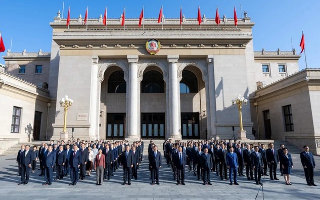 全國政協(xié)機關(guān)舉行升國旗儀式 王東峰出席