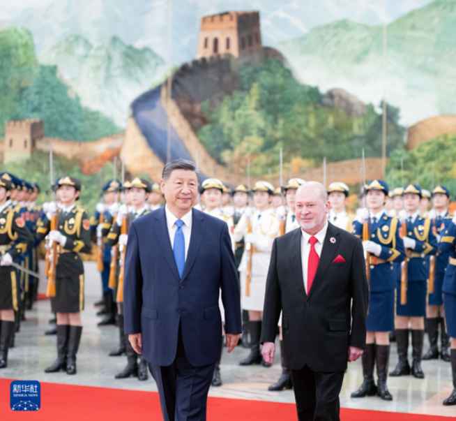 習近平同馬來西亞最高元首易卜拉欣會談