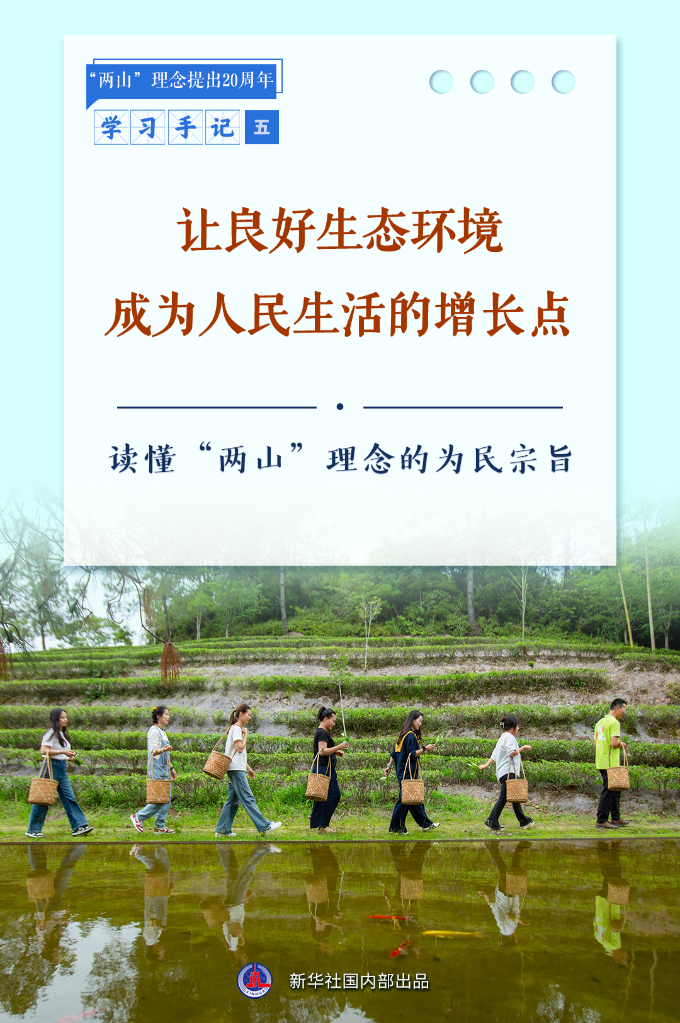 讓良好生態環境成為人民生活的增長點