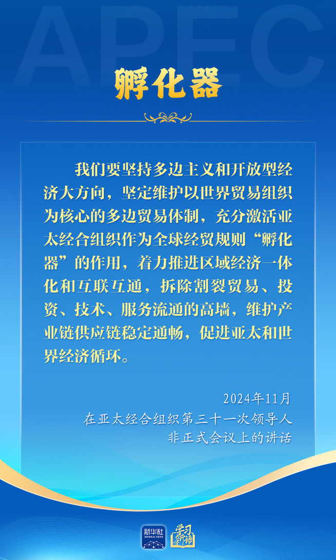 推動亞太合作,習近平主席生動闡釋